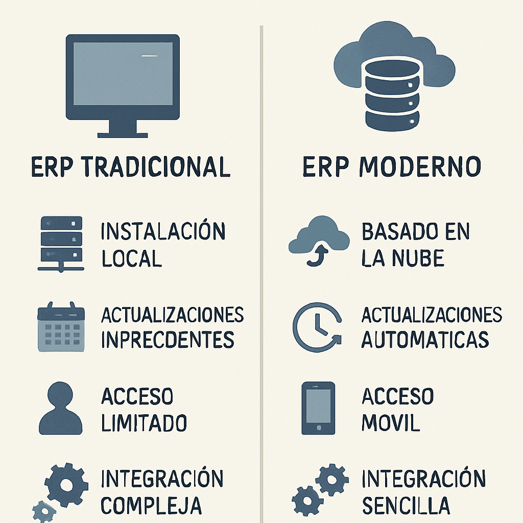 ERP moderno - Ventajas y beneficios para empresas