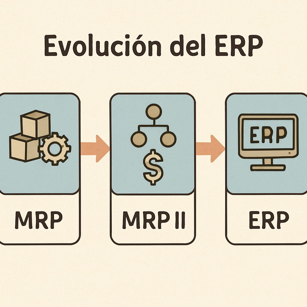 Evolución de los sistemas ERP modernos