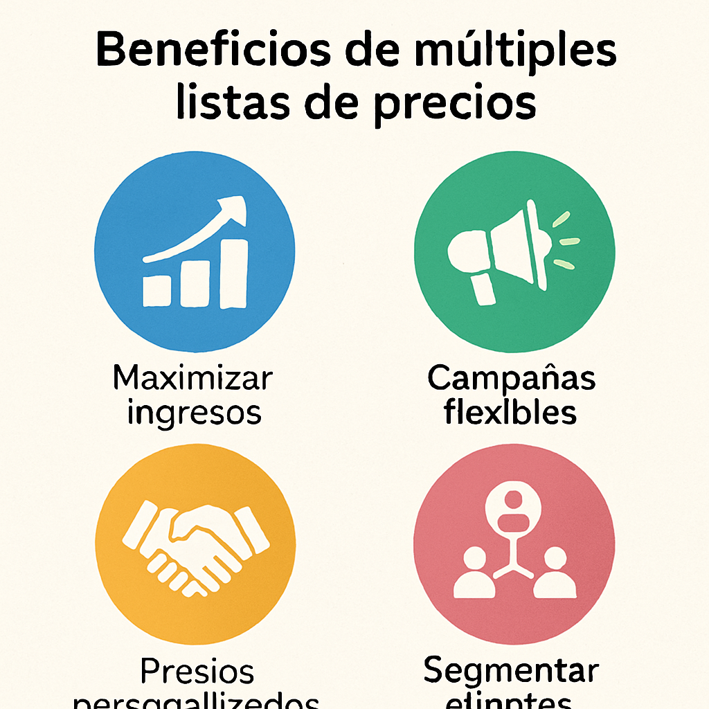 Ventajas de las listas de precios en sistemas ERP